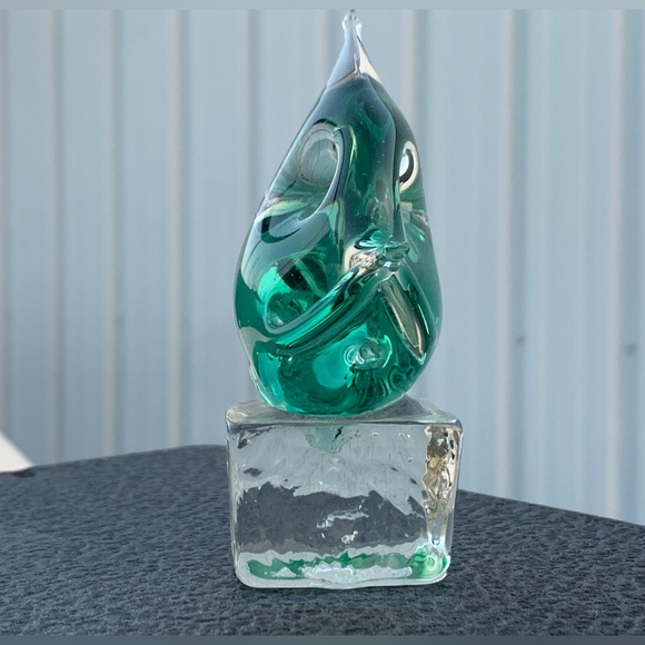 Vintage Authenticated Murano Arte Venezuela ICET Hand Blown Art Glass Angelfish - Picture 4 of 16